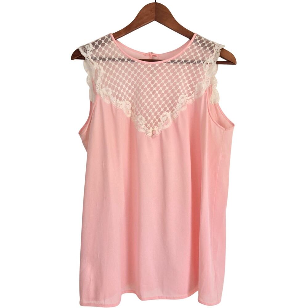 Vintage 60s Sears Roebuck Pastel Pink Lace Babydoll Balletcore Coquette Fairy M